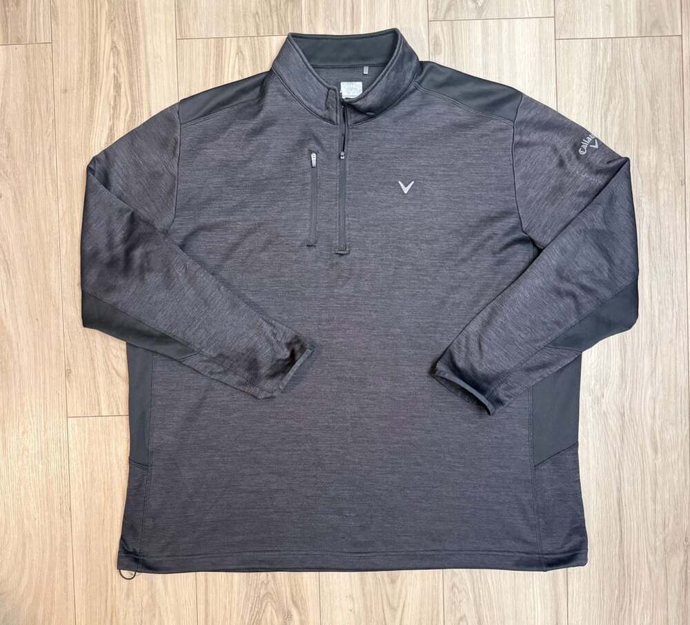 Callaway Weather Series 1/2 Zip Pullover Size 3XLT Black